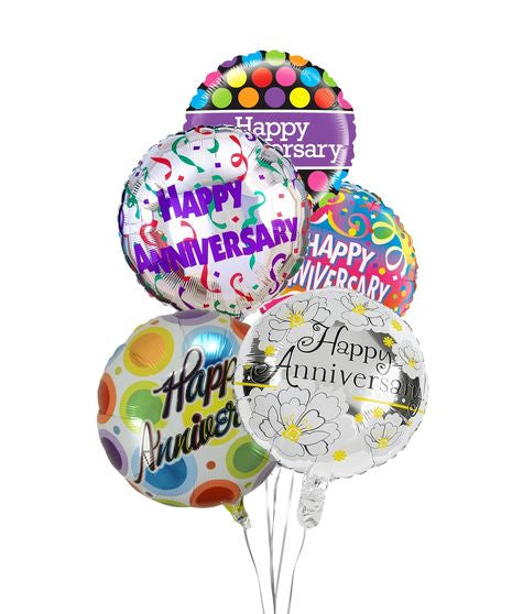 Mylar Anniversary Balloon 18”