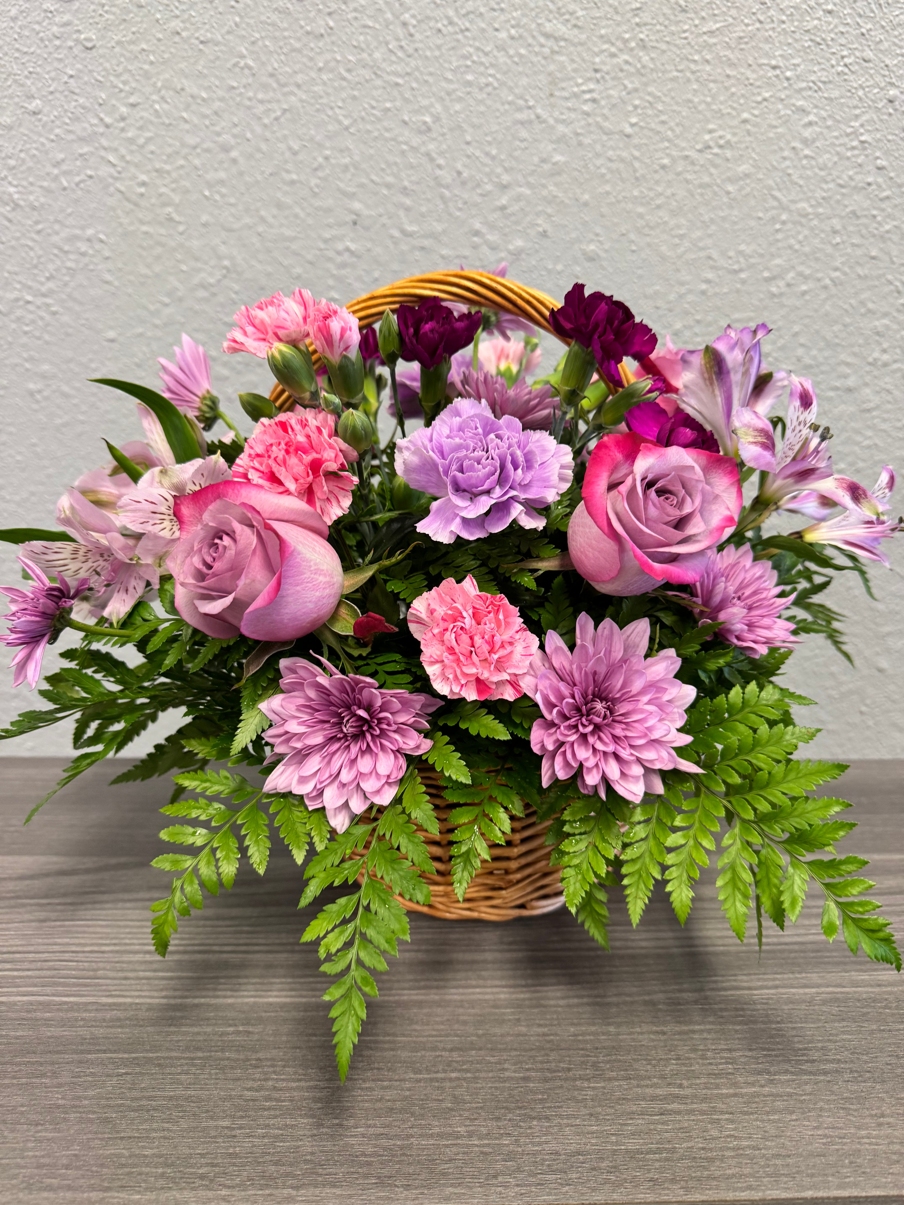 Lavender Garden Basket