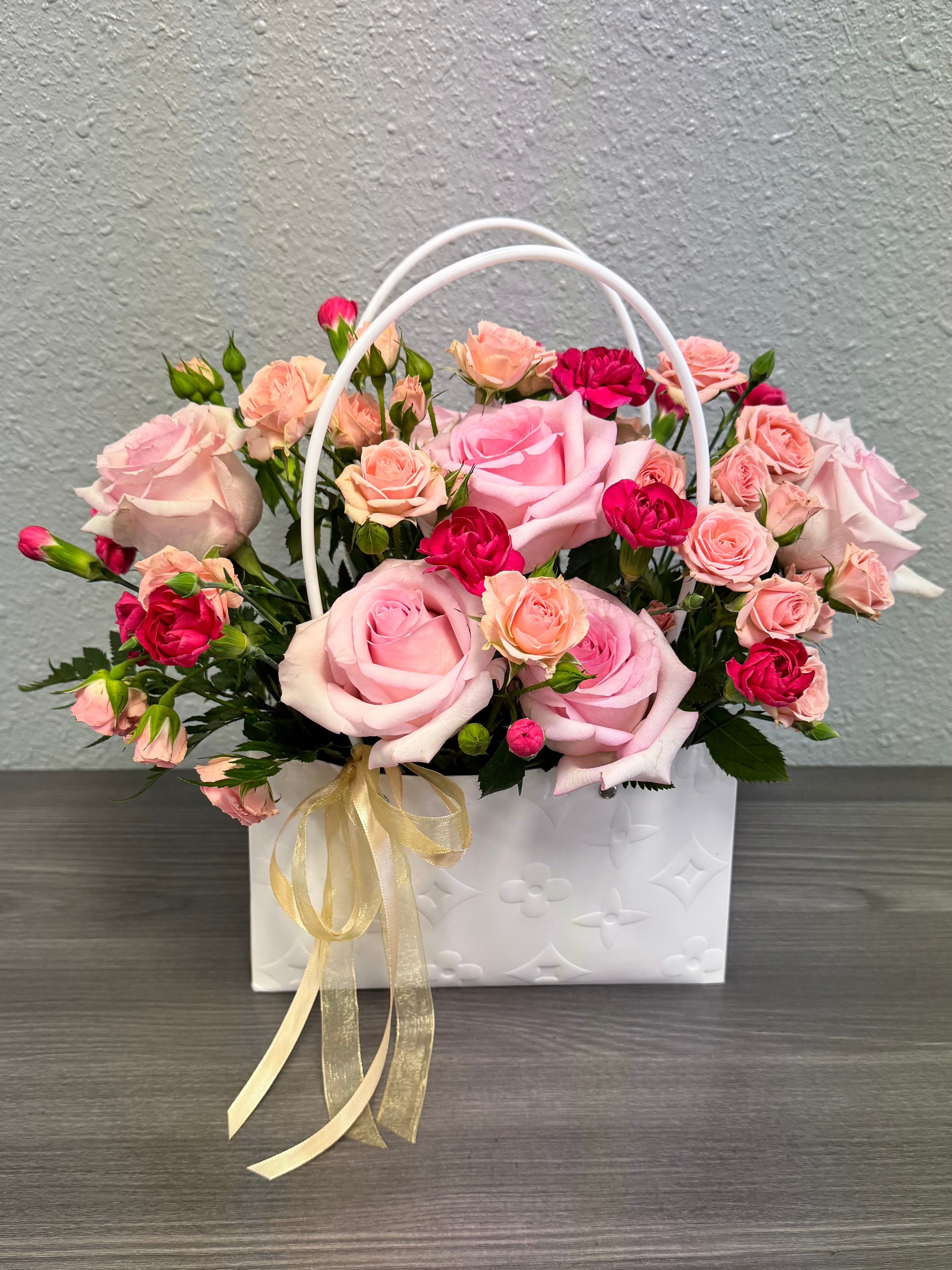 Rosé Romance Purse