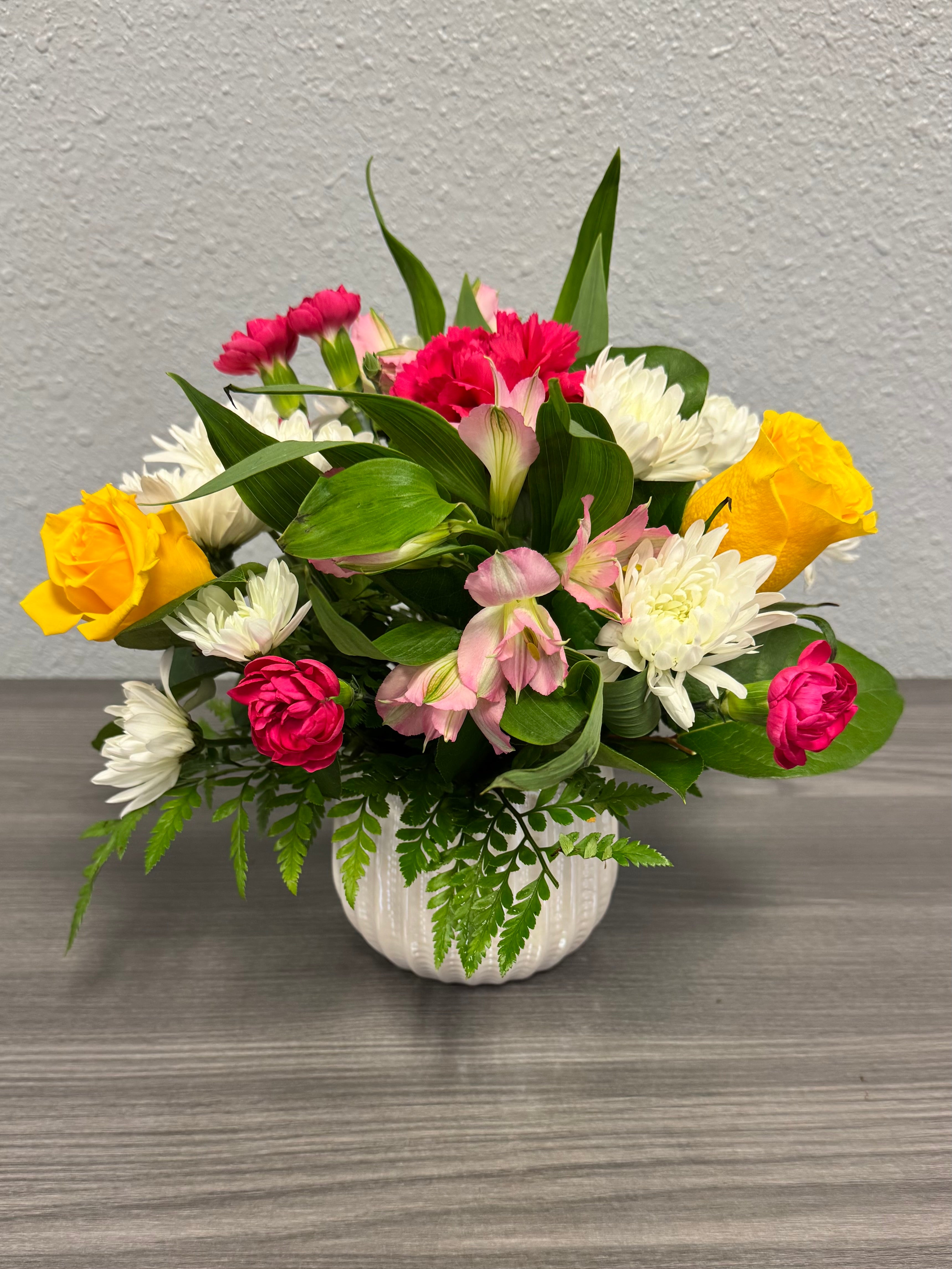 Blushing Meadow Vase