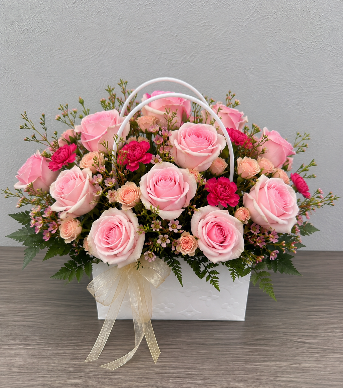 Rosé Romance Purse