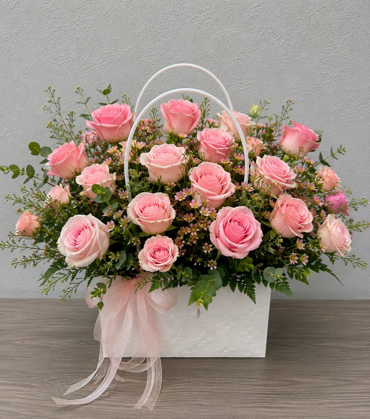 Rosé Romance Purse