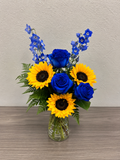 Blue Skies & Sunflowers