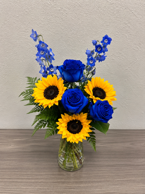Blue Skies & Sunflowers