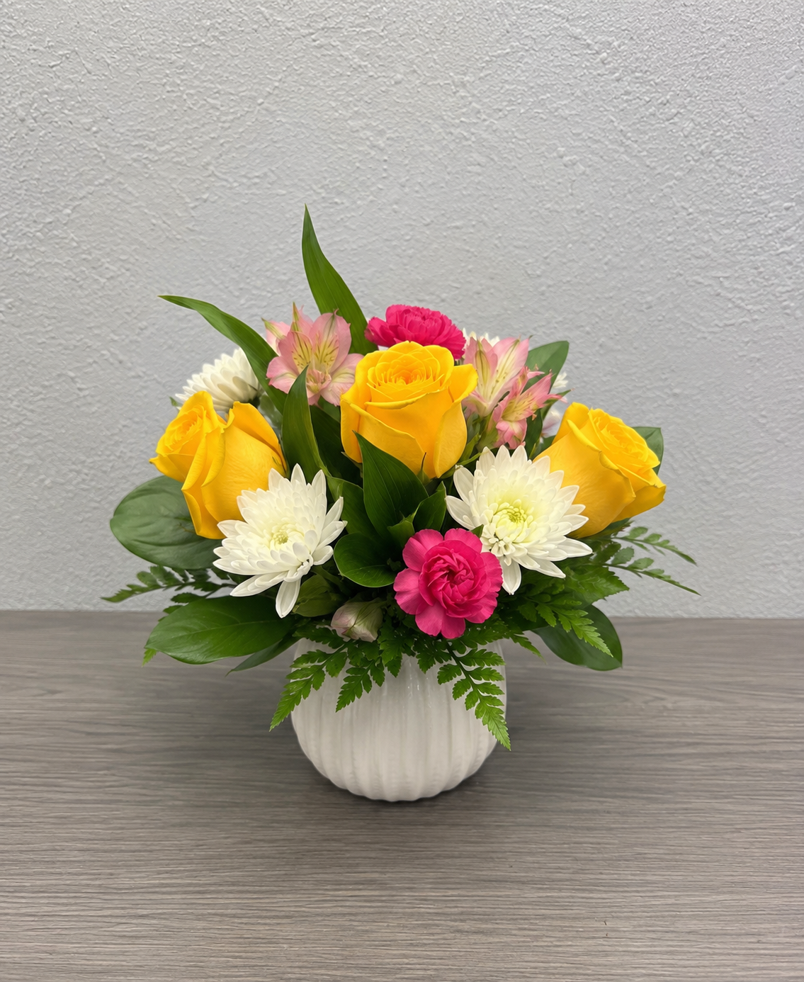 Blushing Meadow Vase