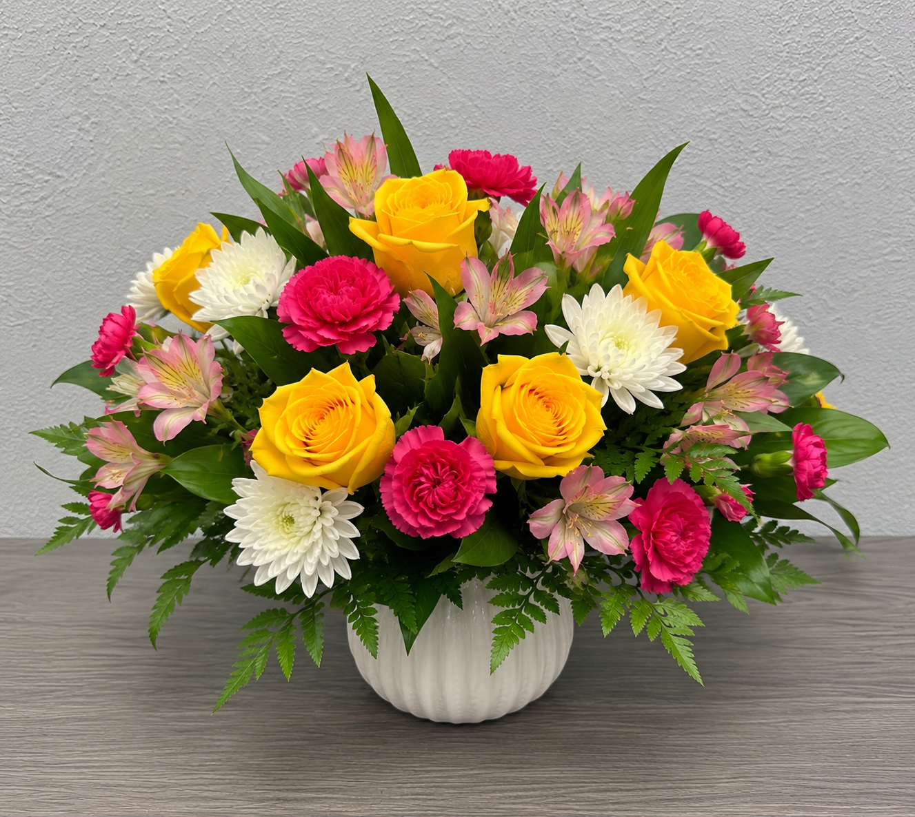 Blushing Meadow Vase