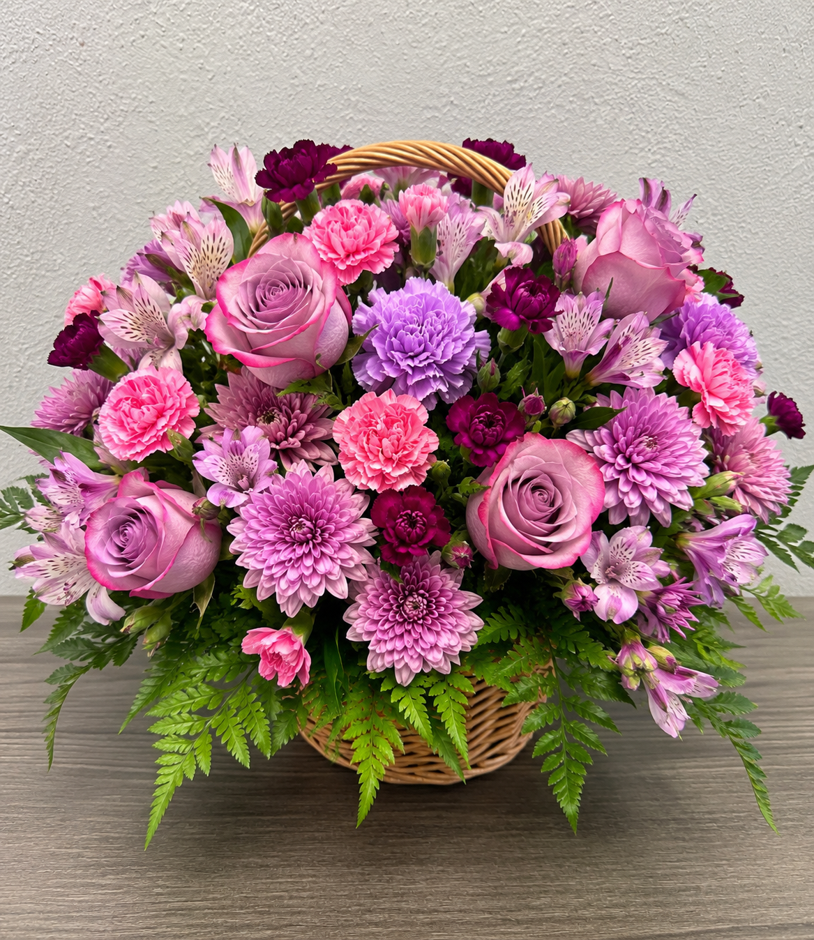 Lavender Garden Basket