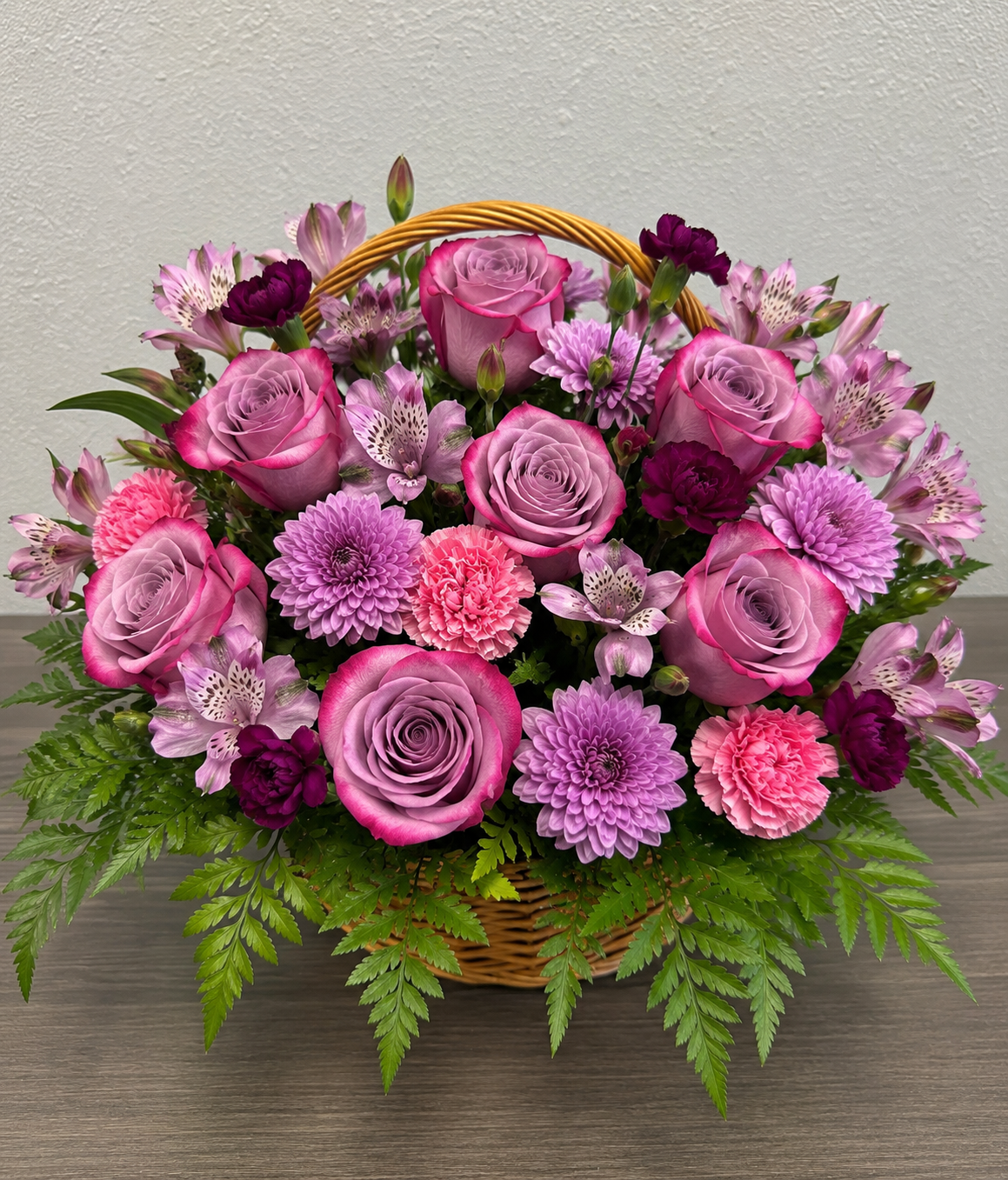 Lavender Garden Basket