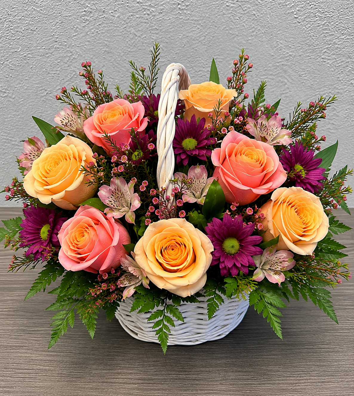 Wildflower Sunset Basket