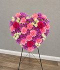 Blushing Garden Heart Tribute