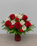 Classic Crimson Rose Bouquet