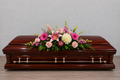Blush Garden Casket Spray