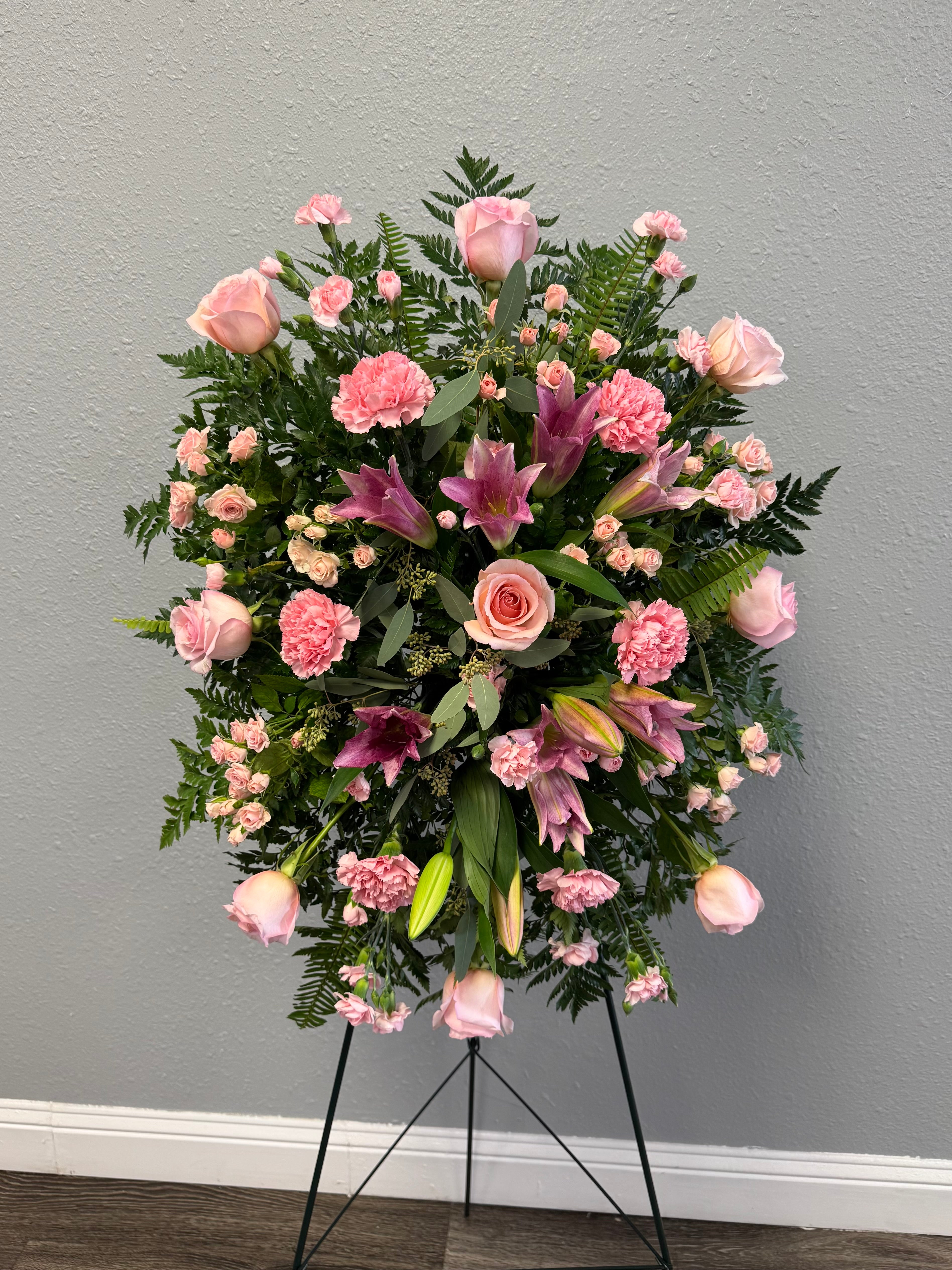 Blushing Grace Standing Spray