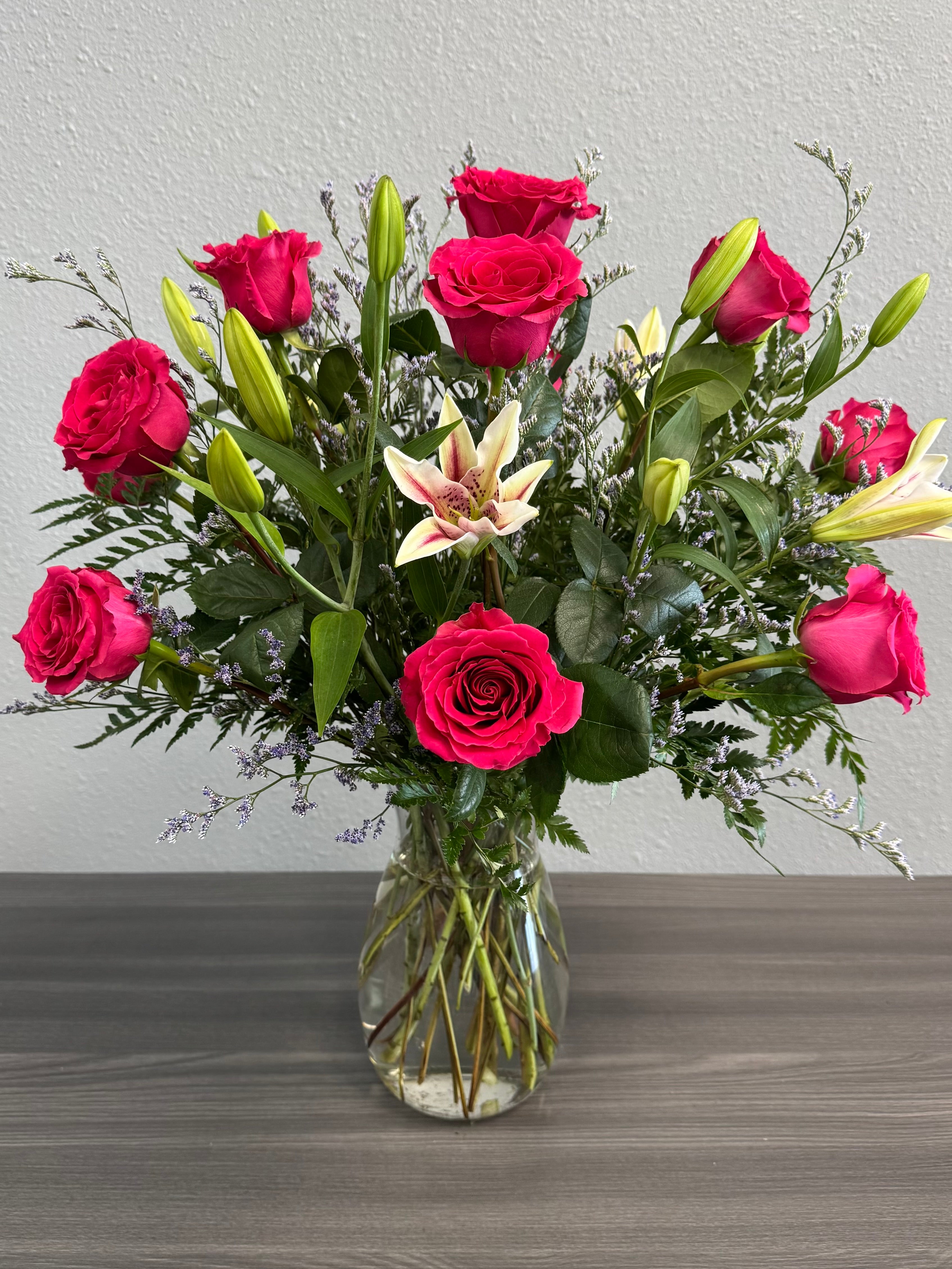 Hot Pink Rose Bliss