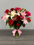 Blush & Crimson Garden