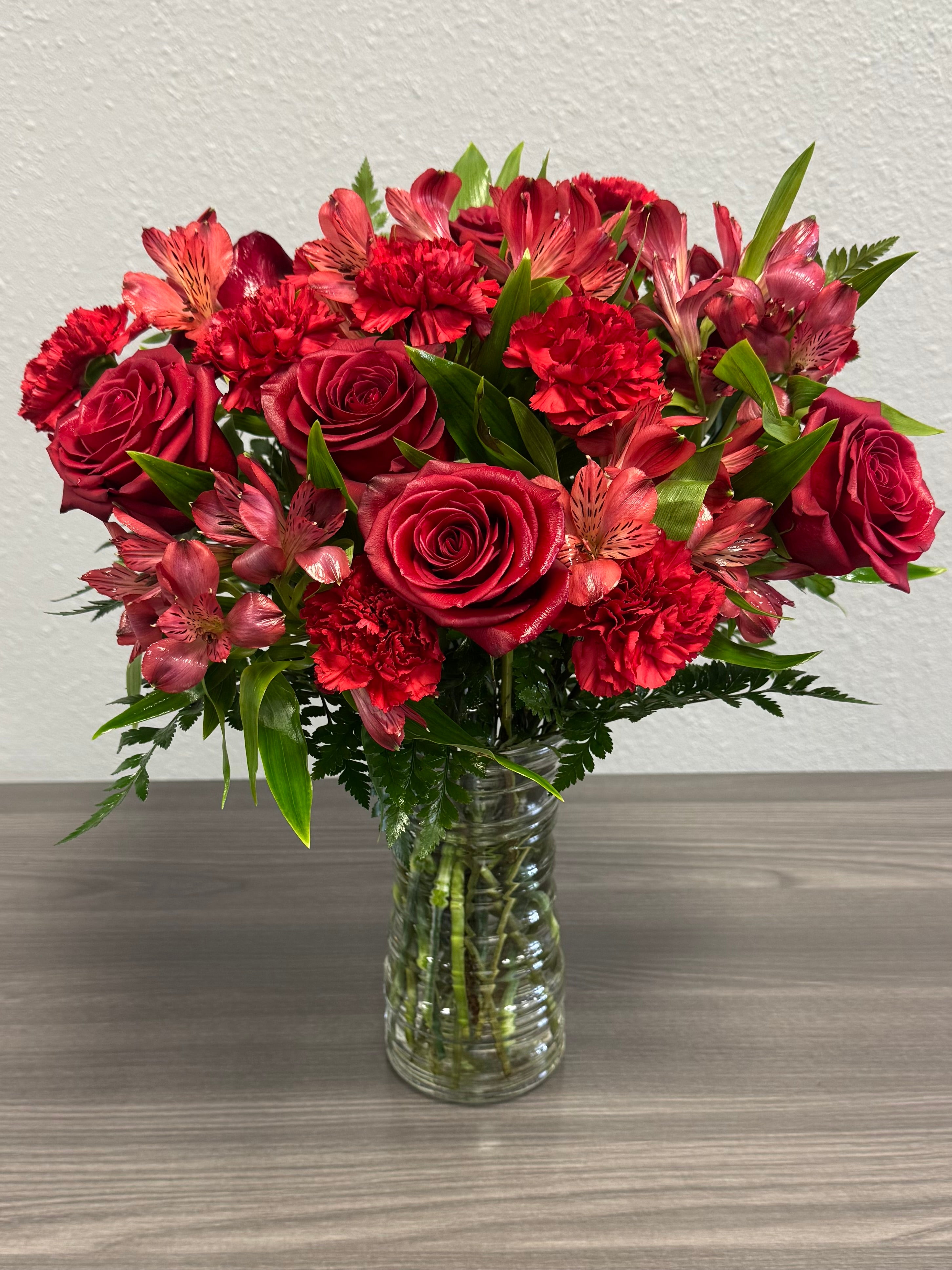Crimson Romance Bouquet
