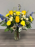 Golden Blue Garden