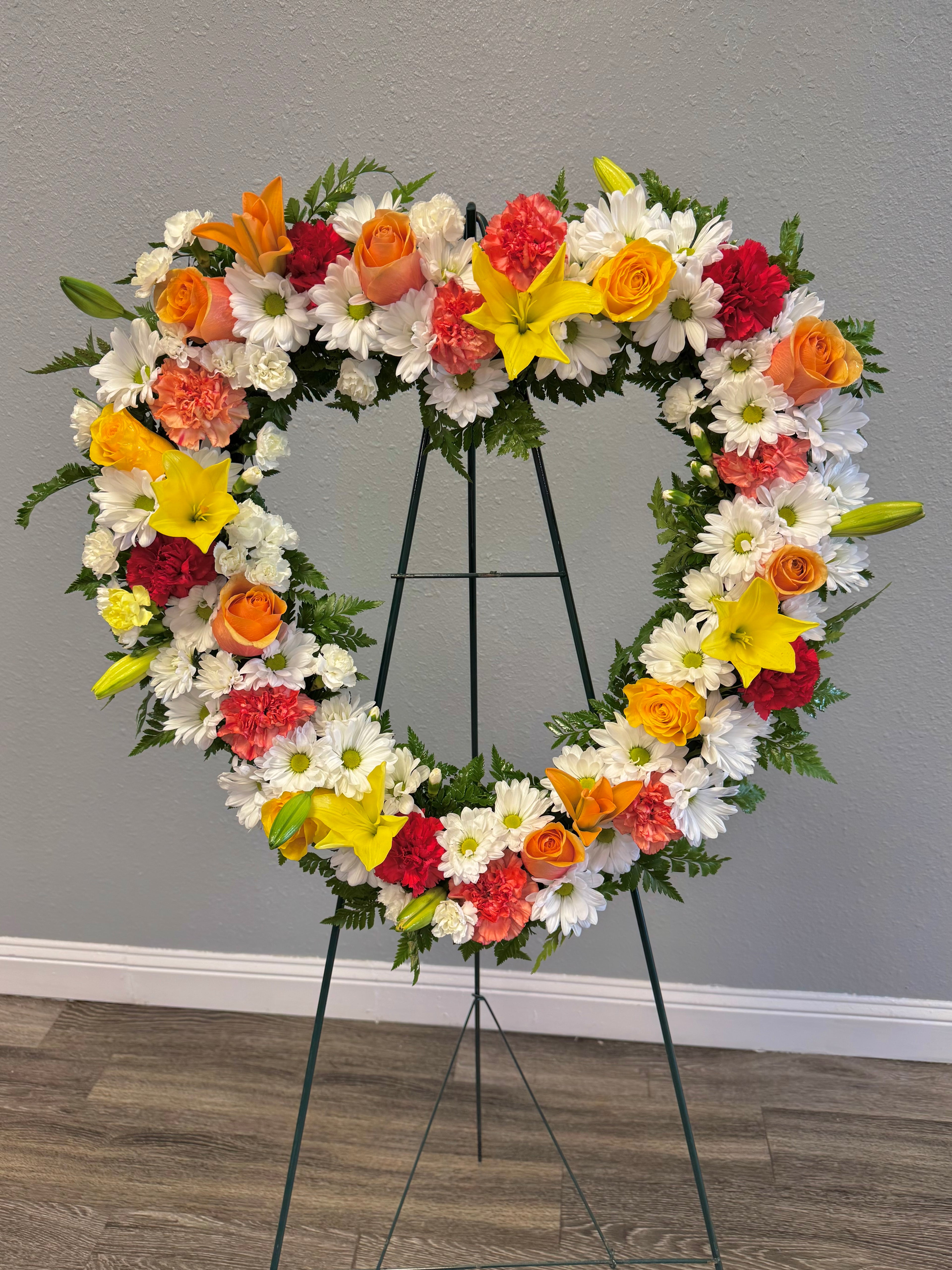 Sunset Remembrance Heart