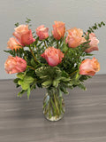 Peach Champagne Roses