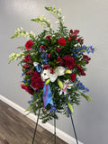 Patriotic Honor Standing Spray